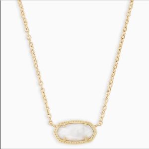 Kendra Scott Gold and White pearl Elisa Necklace